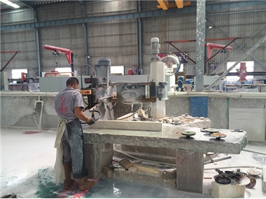 On-site processing drawing