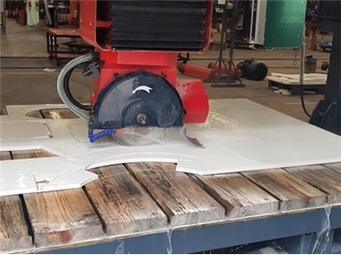 On-site processing drawing